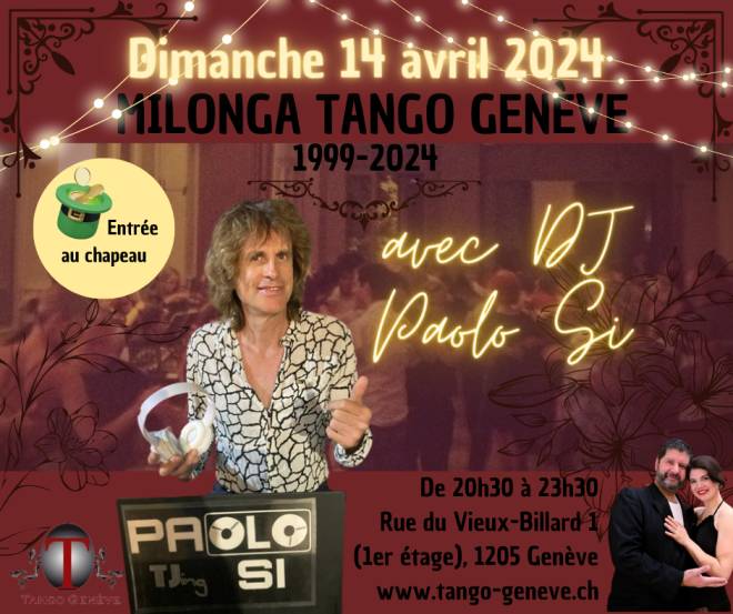 Dimanche 14 avril 2024 / DJ Paolo Si